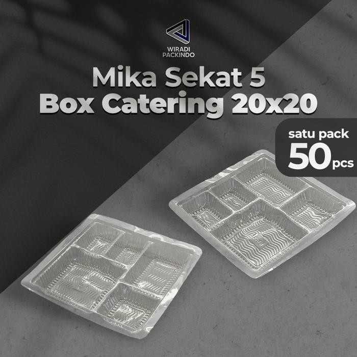 NASI KOTAK SEKAT / MIKA SEKAT 5 NASI BOX TRAY
