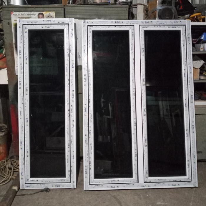 Jual Rugi Dacon Kusen Aluminium Jendela Kaca Pesanan Khusus 1 Set Jendela Dobel Ukuran 150X100 & 2