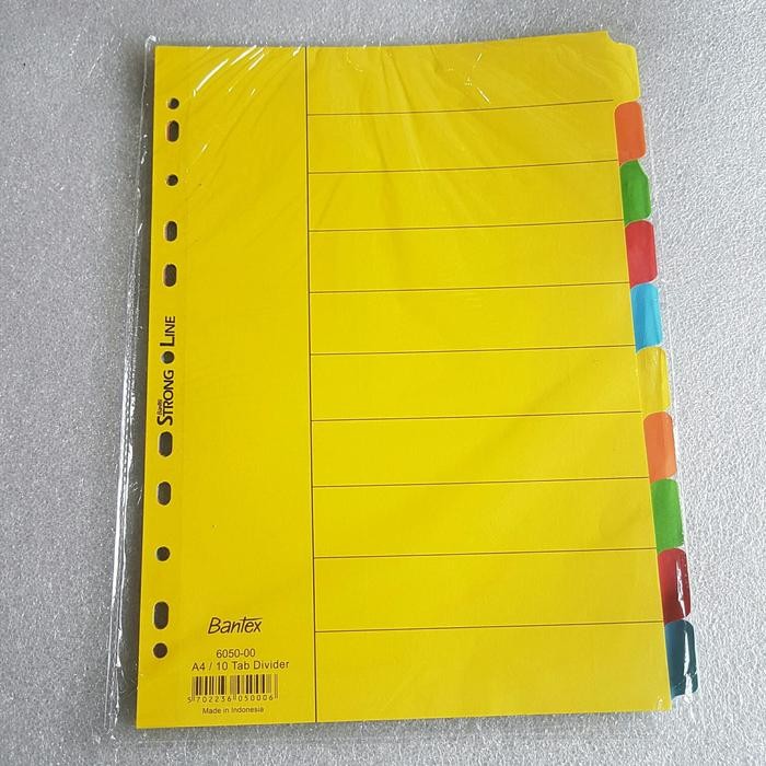 Cardboard Divider 6050-00 A4 ( 10 Divider )
