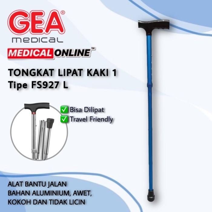 TONGKAT KAKI 1 ALAT BANTU JALAN TONGKAT LIPAT GEA MEDICAL ONLINE