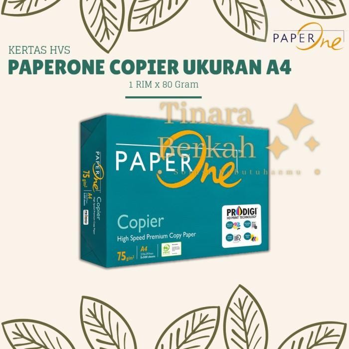 

Pilihan- Kertas Hvs Paper One Copier A4 75 Gr Gsm Print Fotocopy Murah Paperone