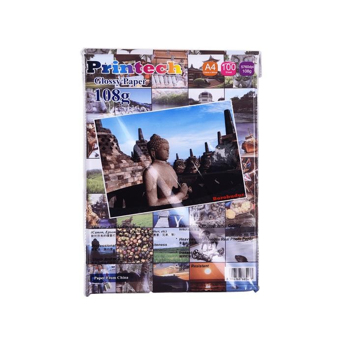 

Pilihan- Kertas Foto / Photo Paper Printech Glossy Paper / Photo Paper A4 108G