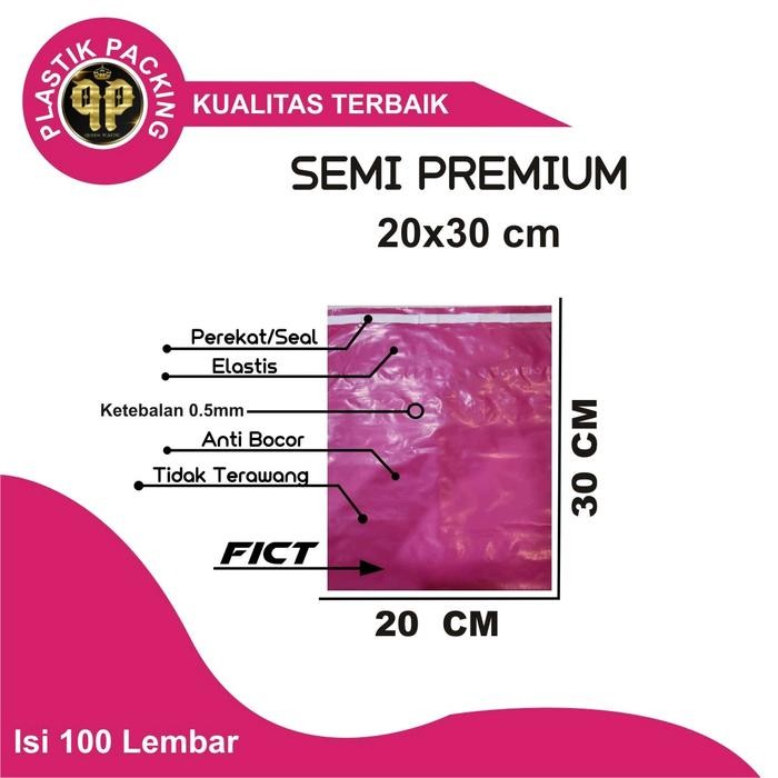 

Pilihan- Polimailer Polymailer 20X30 Semi Premium Isi 100Lembar Plastik Perekat Plastik Packing