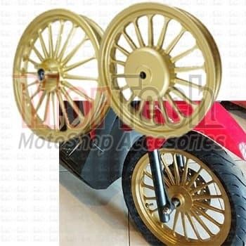 Velg Pelek Racing Rossi Mio M3 Fino 125 Palang 18 Galaxy Copy Daytona