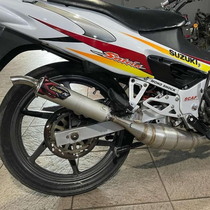 knalpot creampie jogja satria 2 tak Stainlees Original Racing Jogja