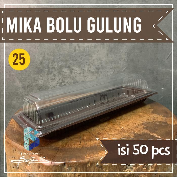 Pilihan- Mika Bolu Gulung / Kotak Bolu Kukus / Mika Bolu Gulung Bgt 25