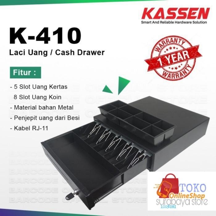 

CASH DRAWER LACI KASIR KASSEN K-410 RJ11