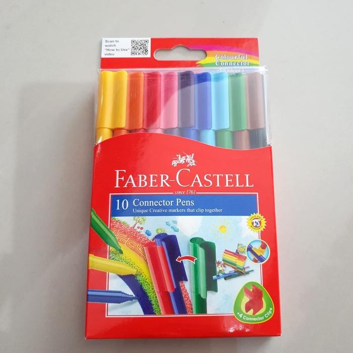 

Bisa Grab! Faber Castell 10 Connector Pens