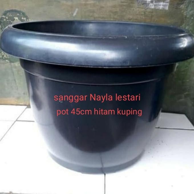Pot 45cm kuping hitam/pot tanaman murah