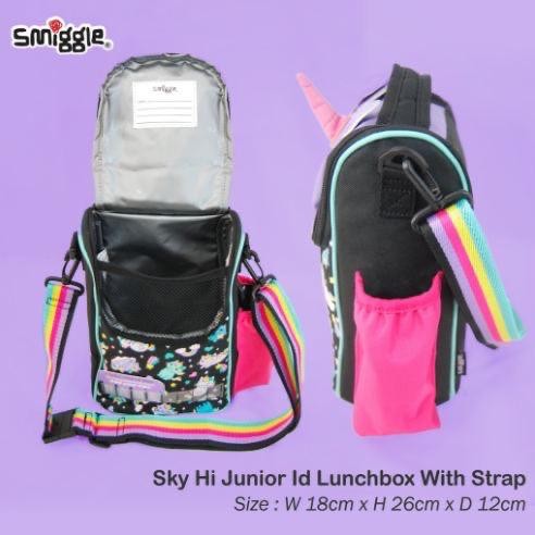 Smiggle Sky Hi Lunch Bag/Tas Selempang Smiggle/Tas Makan Smiggle Nama