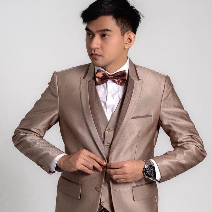 Pilihan- Atasan Jas Pengantin Pria Semi Wool Glossy Jas Wedding Jas Nikah (Only Jas) - Yung