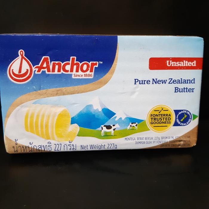 

Pilihan- Butter Anchor Unsalted 227 Gr