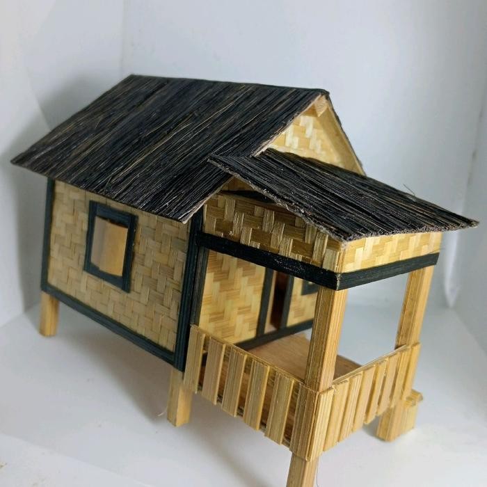 Pilihan- Miniatur Rumah Adat Jawa Barat/Kerajinan Rumah Adat Tradisional Bambu