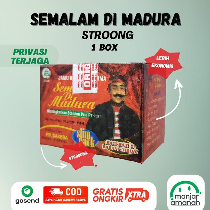 [ORI] SD Madura 1 BOX / JAMU KUAT PRIA PERKASA