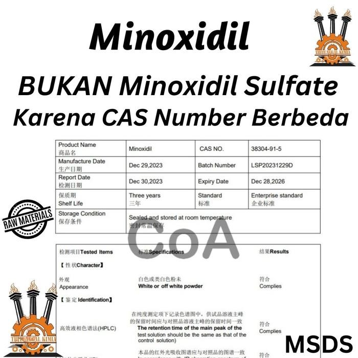 Minoxidil Powder 20 gram Bubuk Solusi Kebotakan Rambut Pria Wanita