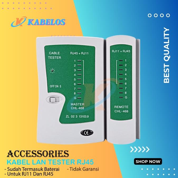 Terbaik Kabel Lan Tester - Kabel Rj45/Rj11 Tester 100% Ori