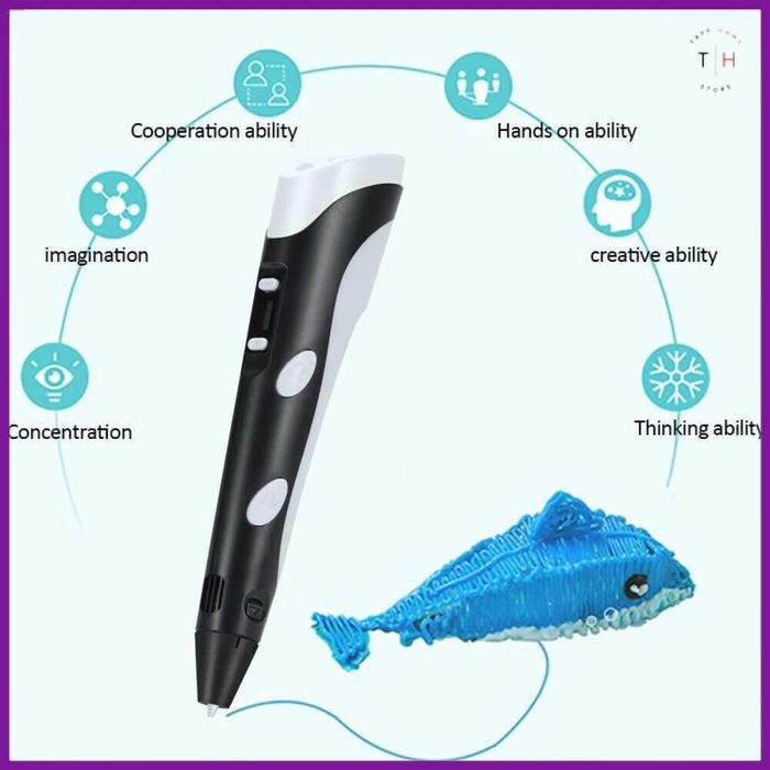 

Pulpen 3D Anak Printing Magic Drawing Filament Eu Plug