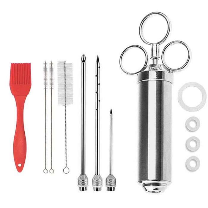 

Stok Baru IYouNice Suntik Bumbu Daging Ayam Flavour Seasoning Injector Syringe 3