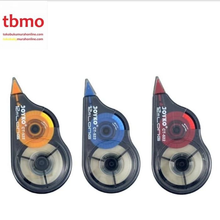 

New TBMO CORRECTION TAPE JOYKO CT-522 / TIP-EX / STIPO KERTAS