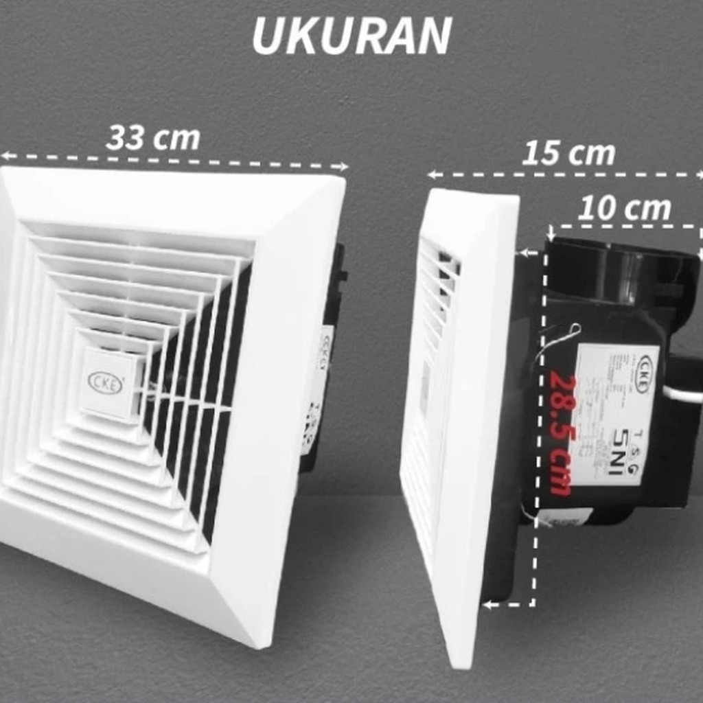 exhaust fan plafon 12" cke