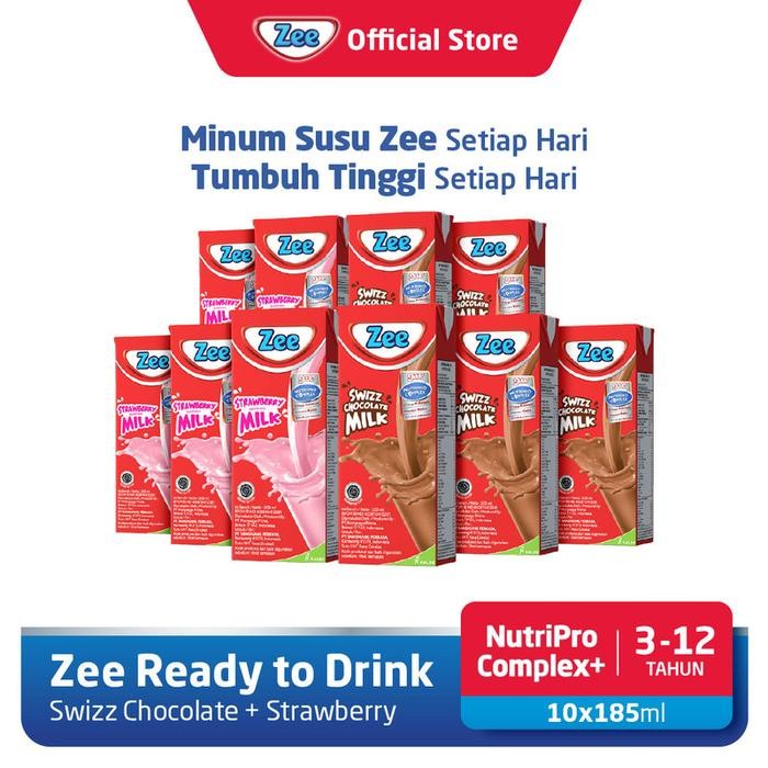 

Pilihan- Zee Uht Swizz Chocolate Milk 5X185Ml + Strawberry Milk Shake 5X185Ml