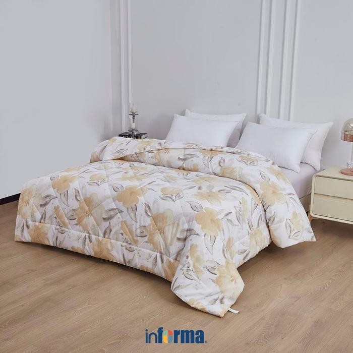 Informa 240X210 Cm Bed Cover Microfiber Whit