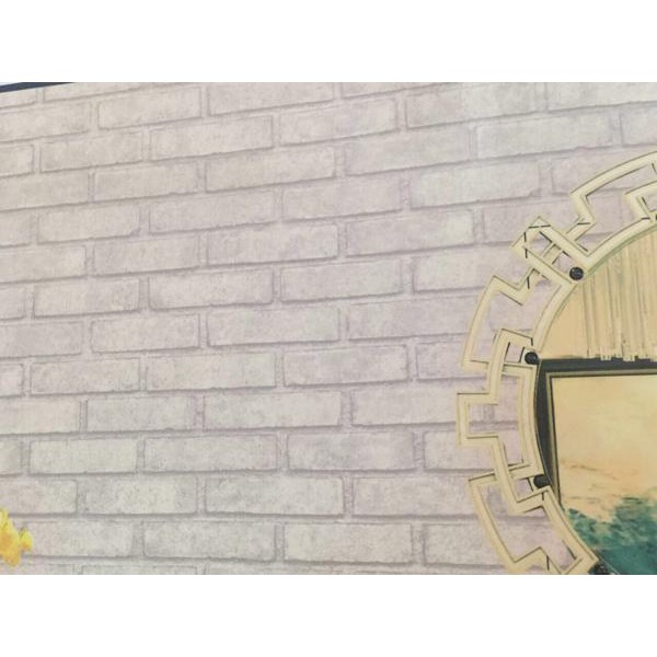 Wallpaper Dinding Batu Bata Putih