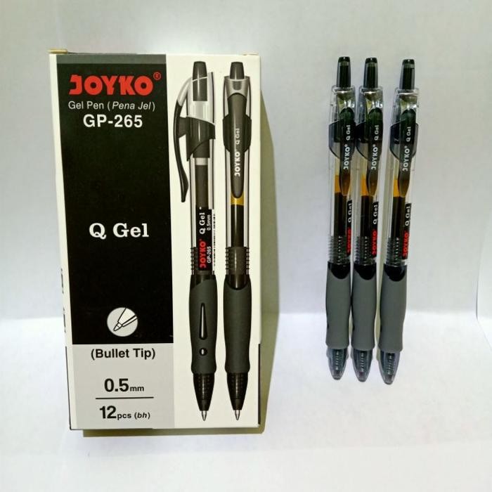

OJ Azka Stationery SELUSIN ( 12 PCS ) Pulpen Q Gel Joyko GP-265 0.5mm Gel Pen Q Gel Joyko GP - 265