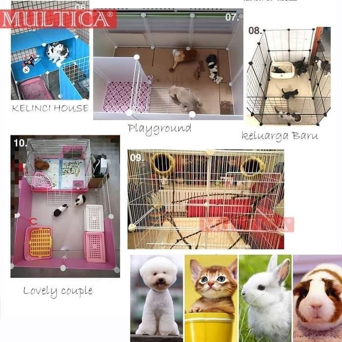 Multica Official Kandang Anjing Kucing Kelinci Portable Model TP11