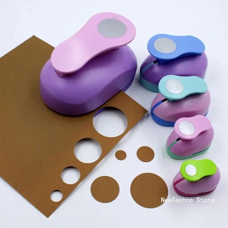 

9/16/25/38/50Mm Random Color Circle Punch Diy Embossing Punches Scrapbooking Machine Paper Cutting