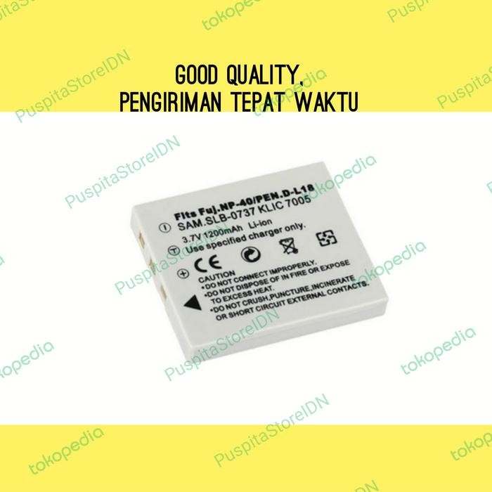 Berkualitas Baterai Kamera Fujifilm / Fuji Np-40 Np40 Batre Battery Terlariss 