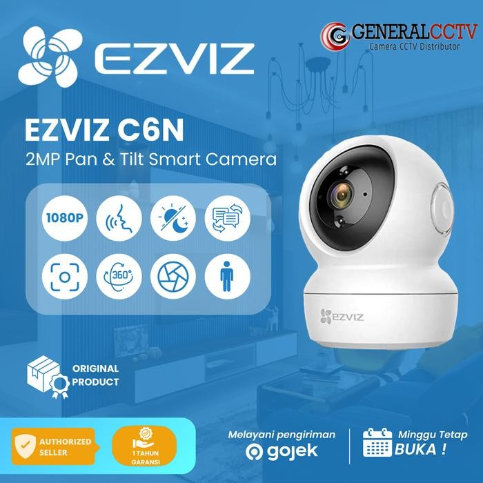 New EZVIZ C6N 1080P Smart Wi-Fi Pan and Tilt Camera 2MP
