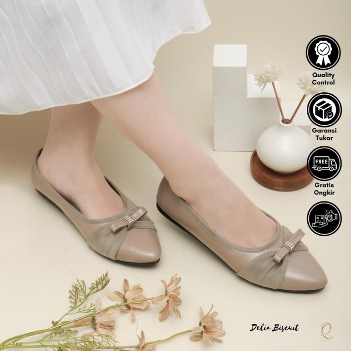 Ellora - Quince Delia Sepatu Wanita Flat Shoes Balet