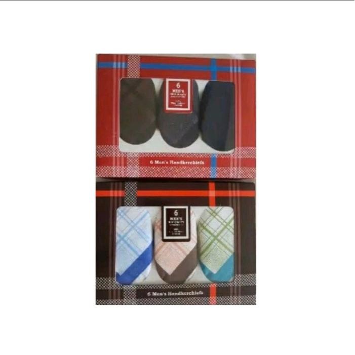 Sapu Tangan Pria Katun Handkerchief Saputangan Premium Selampe Lelaki Cowok Promo 