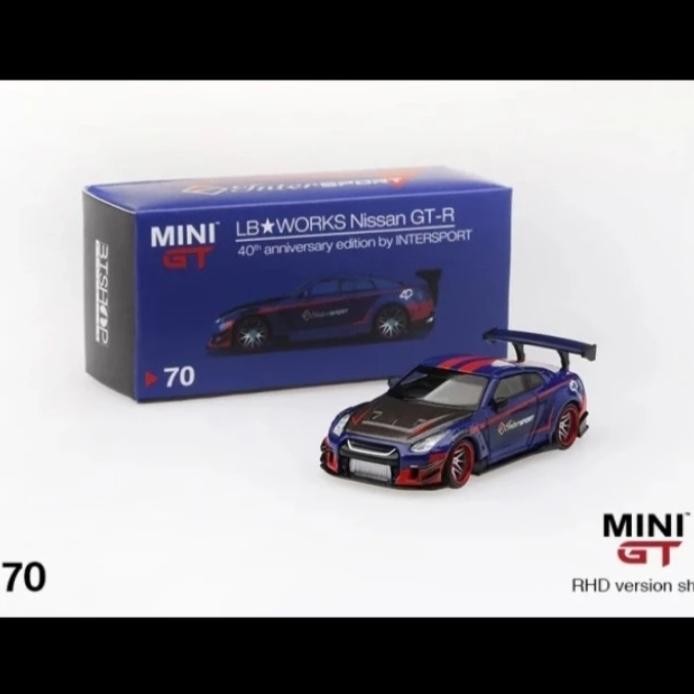 Pilihan- Mini Gt 70 Lbwk Nissan Gtr R35 40Th Anniversary Intersport