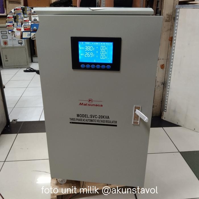 Populer Stavolt Matsunaga Svc-20Kva Three Phase - Stabilizer Listrik 20000Watt Terlariss 