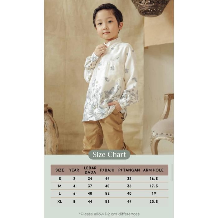 Harlowkids Aiden Boy's Shirt baju koko anak