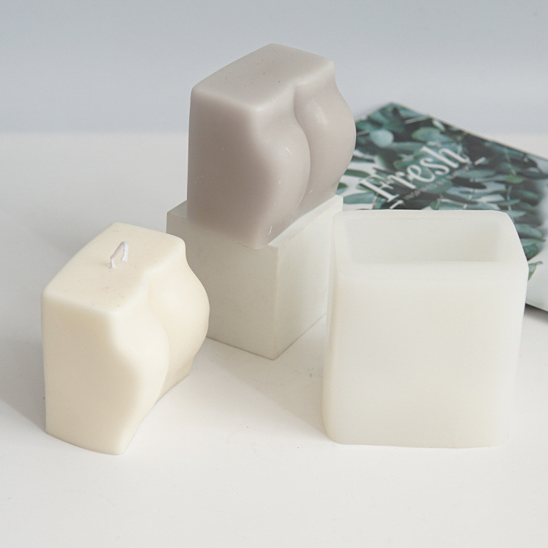 Butt Modeling Silicone Mold Scented Candle Silicone Mold for Candle Making Big Candle Mold Silicone 