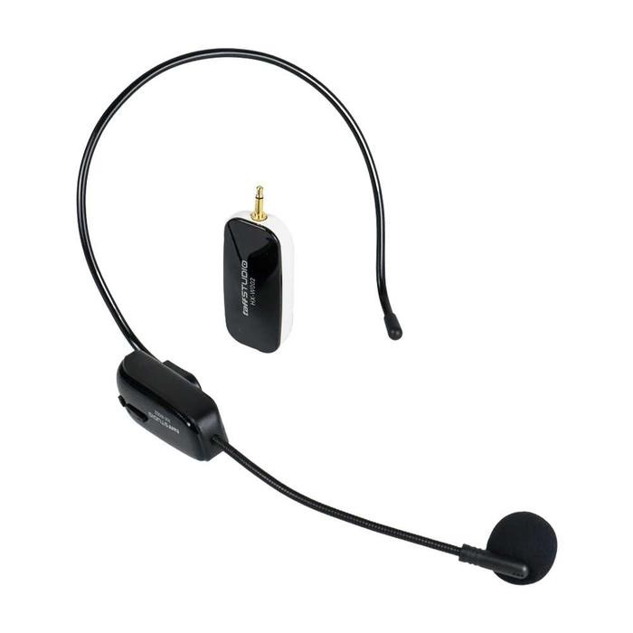 Mic Clip On Mikrofon instruktur yoga Senam tour guide Wireless UHF