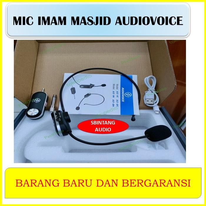 Mic imam masjid headset bando original