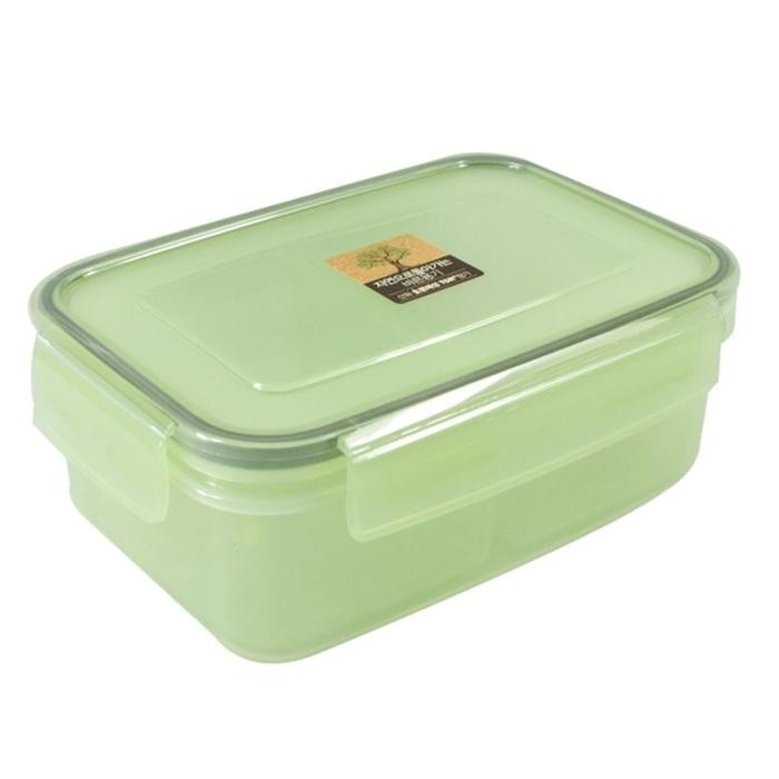 Wadah makanan KOMAX Biokips Food Container Bioplastic RD3/900ML Sekat