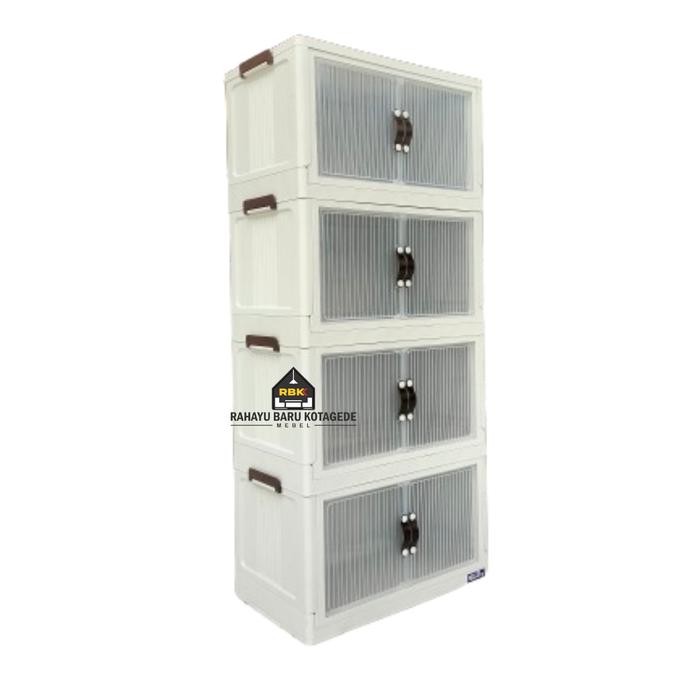 Lemari Cabinet Plastik 4 Susun Napolly Polibox446 lemari plastik jogja