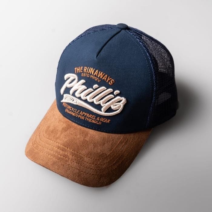 Ready TOPI PHILLIP WORKS RIVERSIDE TRUCKER ORIGINAL PW