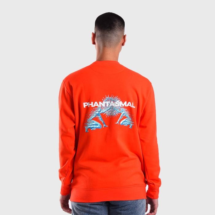 Roughneck SS501 Orange Phantasmal Crewneck terlaris
