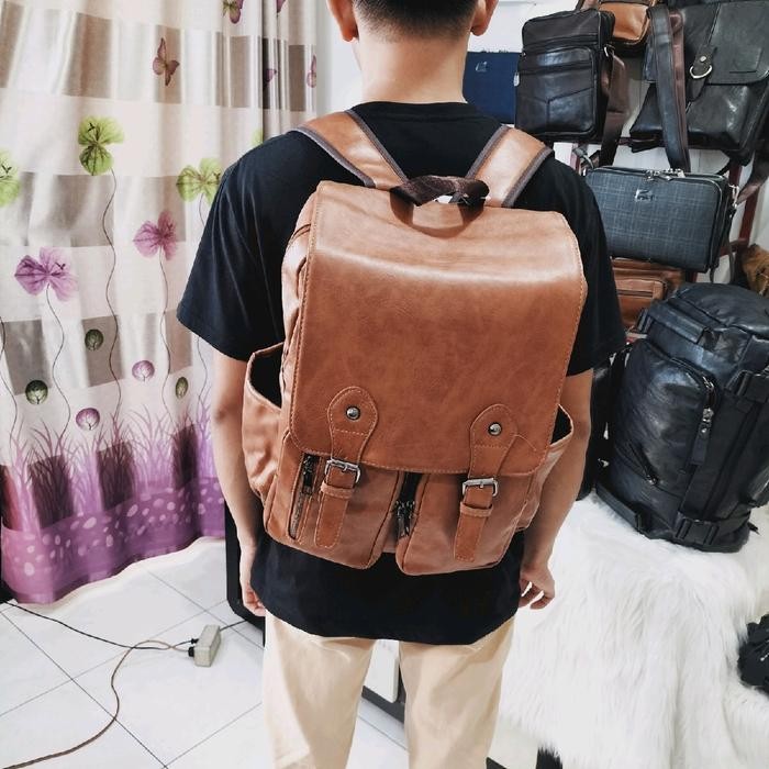 tas ransel pria wanita model sekarang bisa dipakai sehari kerja bisa cod