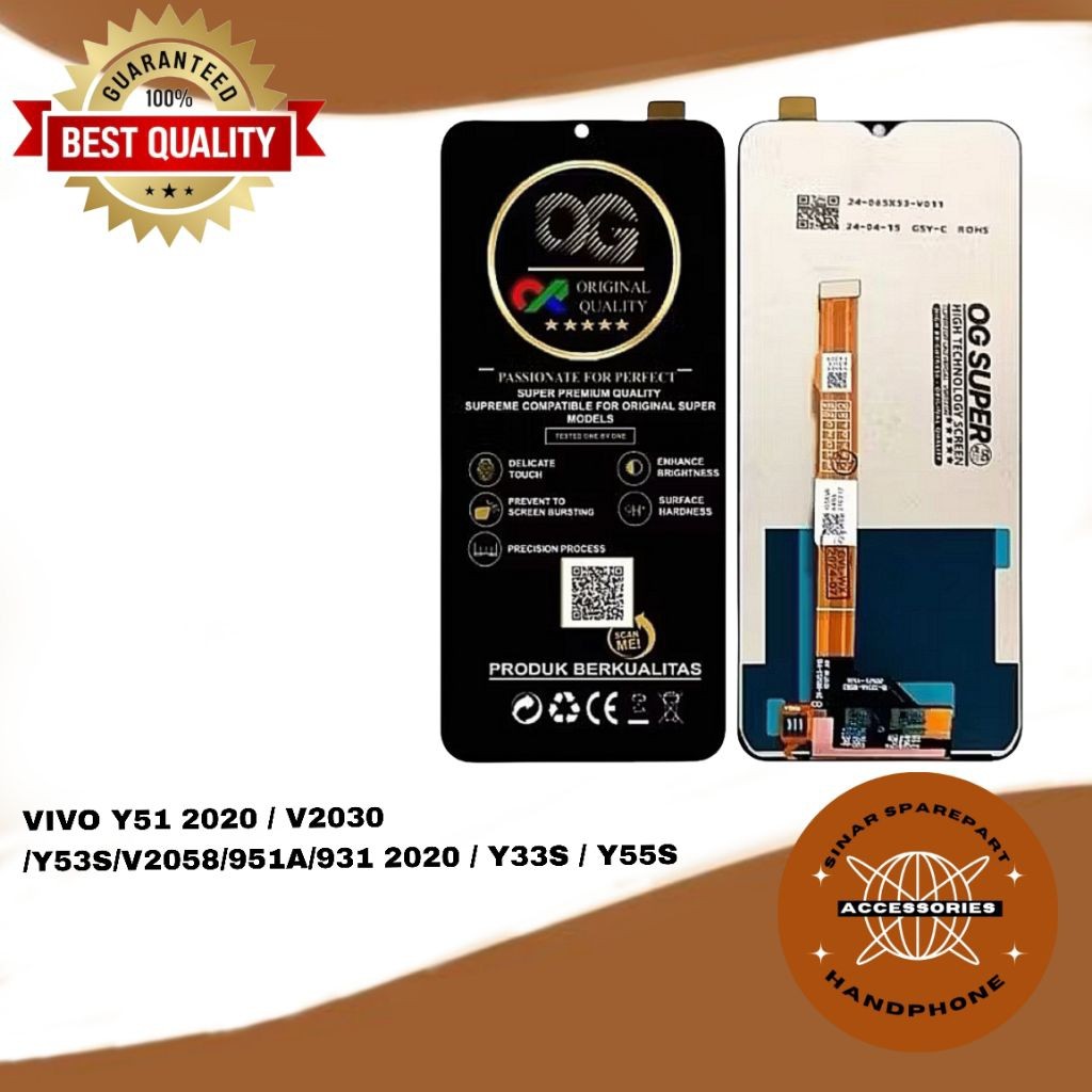 LCD TOUCHSCREEN VIVO Y51 2020 / Y51A NEW