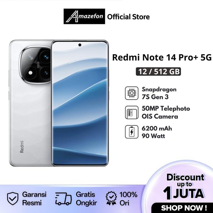 HVHP  Xiaomi Redmi Note 14 Pro Plus 5G 12/512Gb 8/256Gb Redmi Note 14 Pro 14 Pro+ Garansi