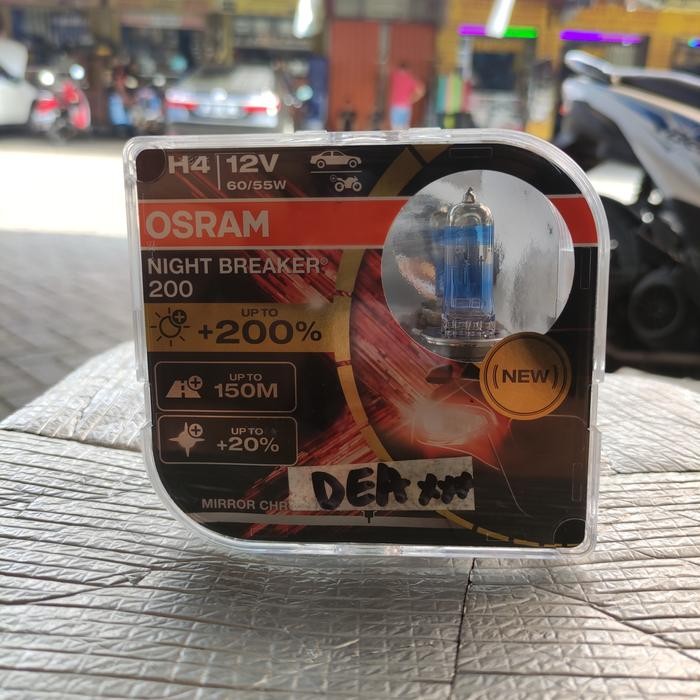 Bohlam Nbr 200% Night Breaker H4 60/55 12V