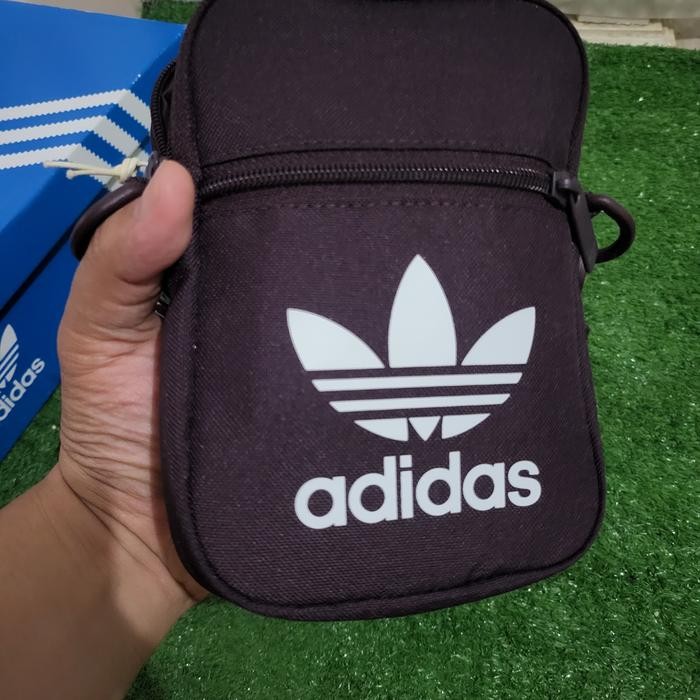 Terbaik AdidasOriginalAdicolourFestivalBagMaroonWhiteBnwt Terlariss 