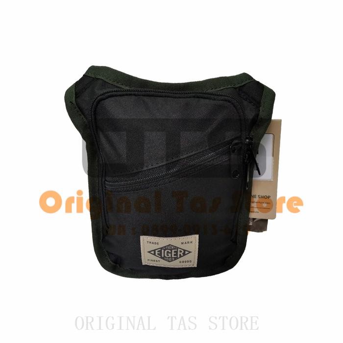 Tas Selempang Mini Eiger 910005016 Passport Pouch Travel - Black best seller